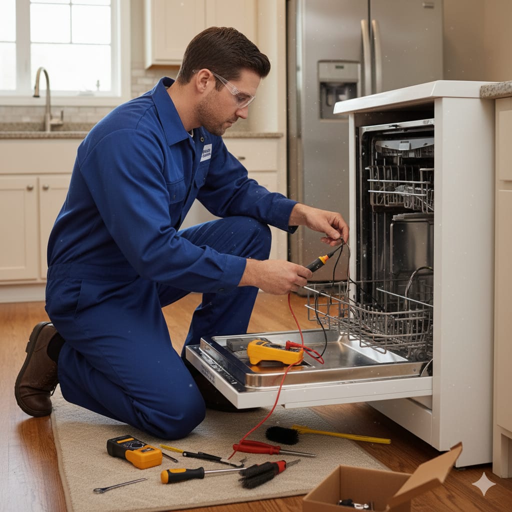 مركز صيانة غسالات الأطباق يونيون اير – دعم فني موثوق