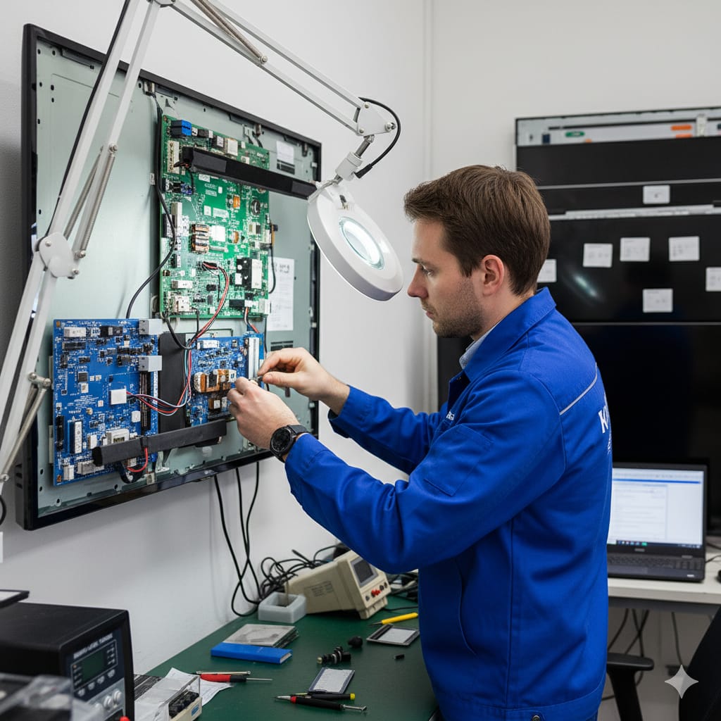 مركز صيانة شاشات يونيون اير – دعم فني موثوق